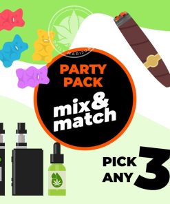dailymarijuana_image_Party Pack Gummies Joints Disposable Vape Pick Any 3 M&M
